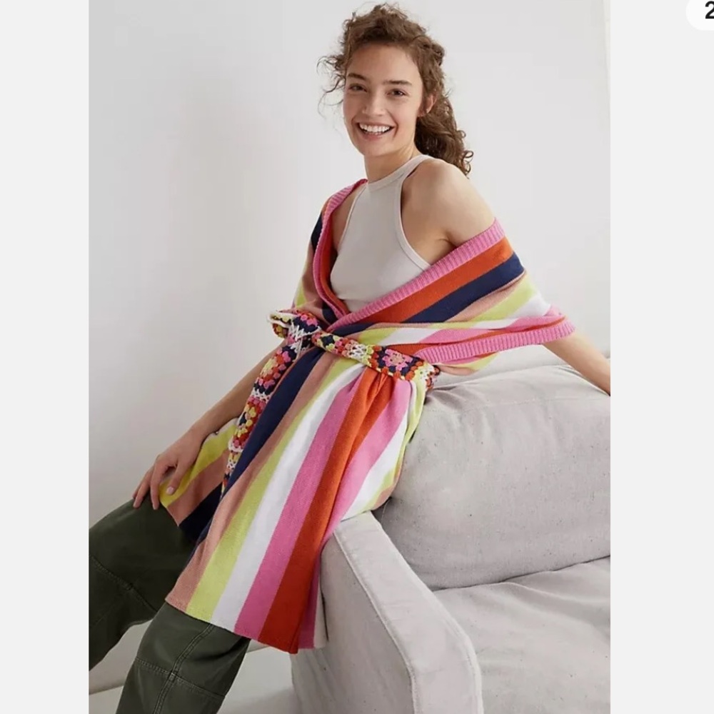 Multi Color Knit Duster - Picture 2 of 4